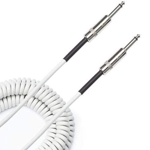 D'Addario PW-CDG-30WH - 30FT CS COILED INST CBL WH