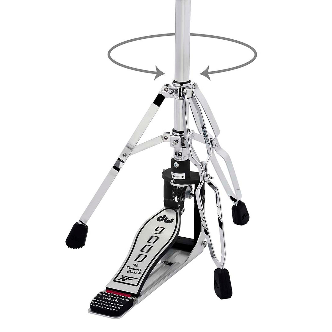 DW CP9500DXF 9000 Series XF Extended Footbard 3-Leg Hi-Hat Stand