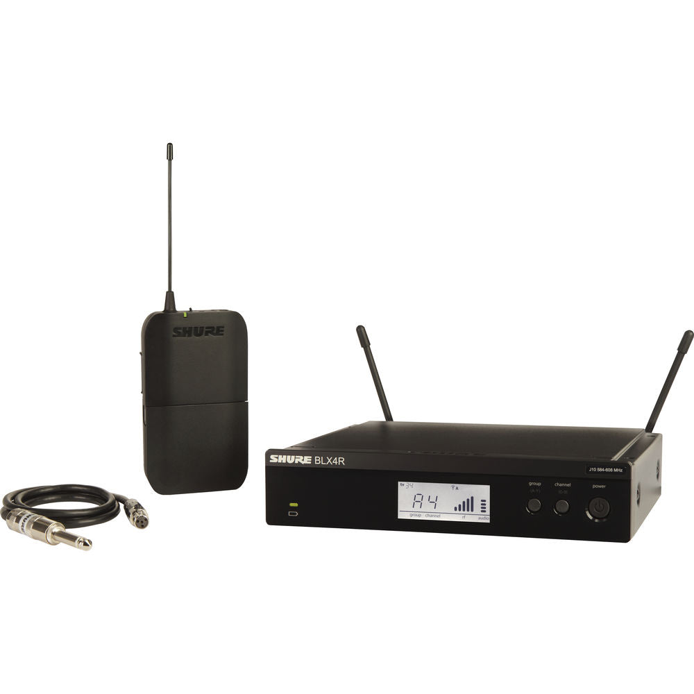 Shure BLX14R Rackmount Wireless Guitar System (H11: 572 to 596 MHz)