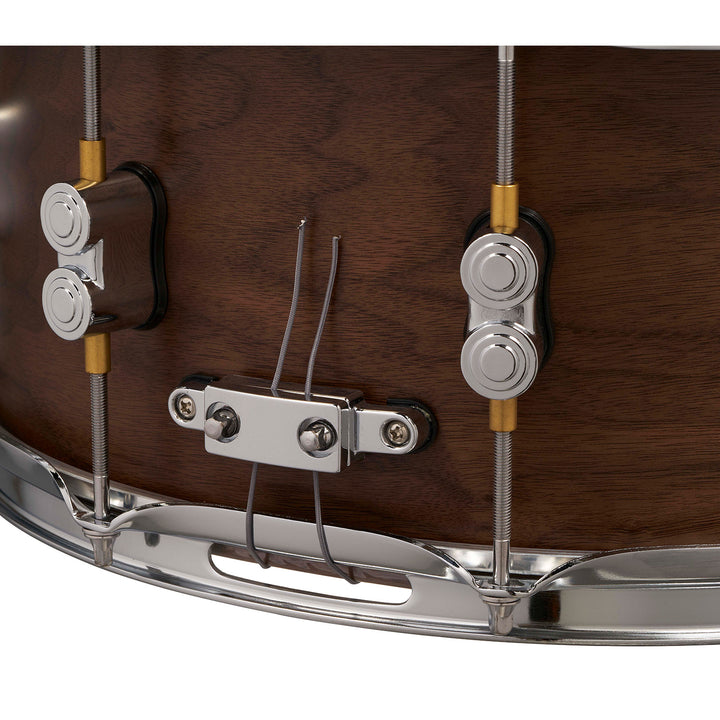 PDP Concept Series Maple Hybrid Limited Edition “EXT-PLY” 6.5x14 Snare Drum w/ Chrome Hardware - Walnut Natural Satin