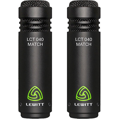 Lewitt LCT040MP Stereo Pair of Two Small Diaphragm Instrument Condenser Microphones