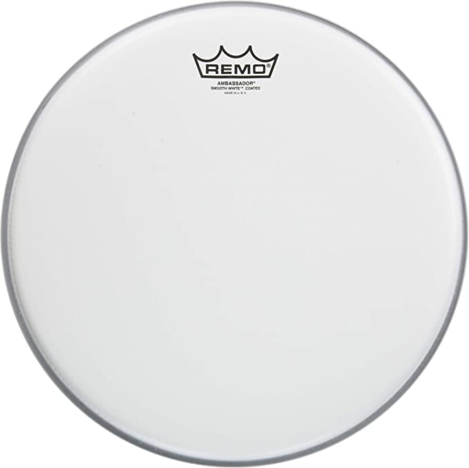 Remo BA-0113-JP AMBASSADOR 13" Coated Batter Drumhead - Smooth White