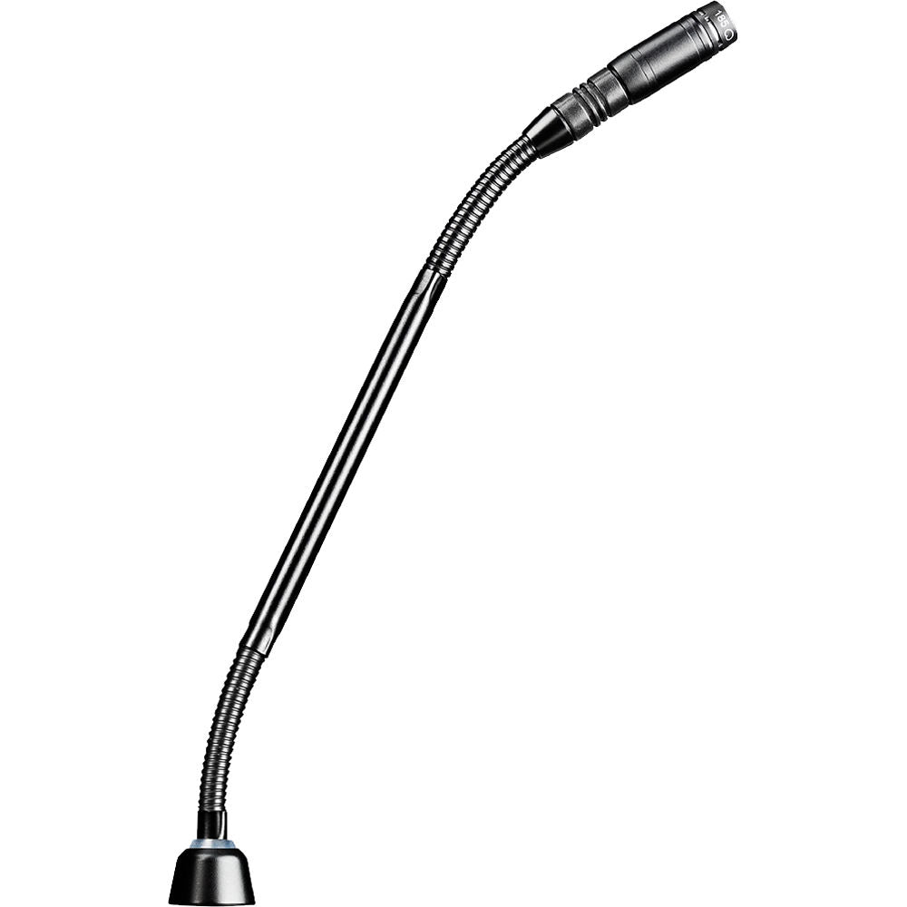 Shure MX410 Microflex 10” Gooseneck Condenser Microphone (Black) No Capsule Preamp LED (Red)