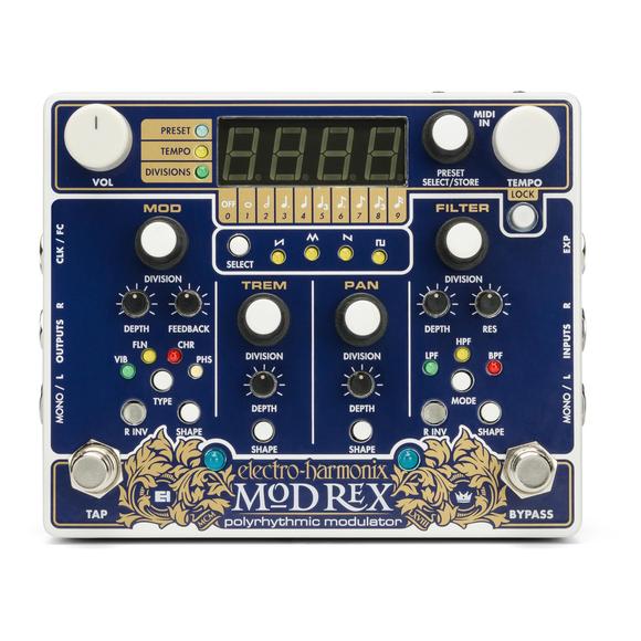 Electro-Harmonix MOD REX Polyrhythmic Modulator Pedal