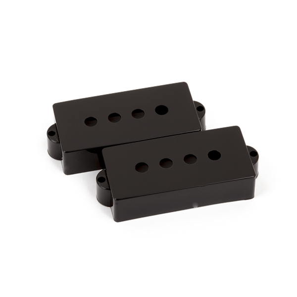 Fender Pure Vintage Precision Bass Pickup Covers - Black