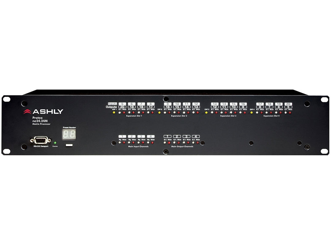 Ashly Protea DSP Audio Matrix Processor 8-In x 8-Out with Logic Card