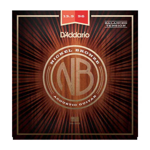D'Addario NB13556BT - SET AC GTR NICKEL BRZ BT MED