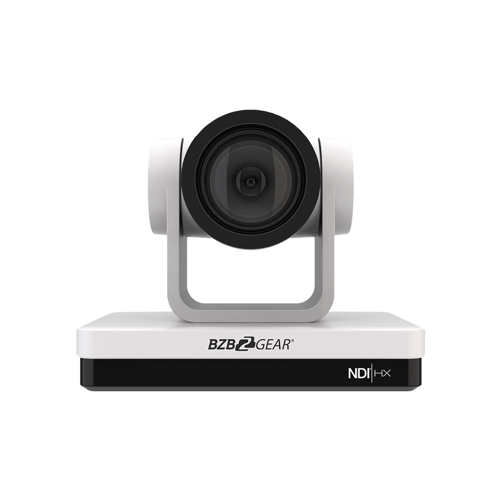 BZBGEAR - Universal PTZ 12X NDI/HDMI/SDI/USB 3.0 RS232/485 Live Streaming Camera (White)