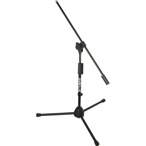 Quiklok A-305 Short Tripod Mic Stand with Fixed Length Boom (Black)