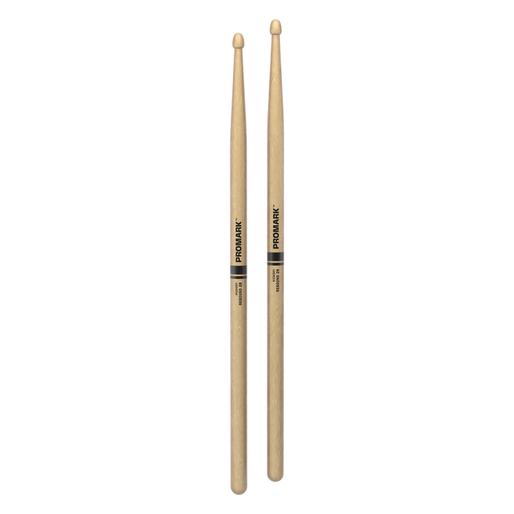 Promark RBH625AW-Promark Rebound 2B Hickory Drumsticks, Acorn Wood Tip
