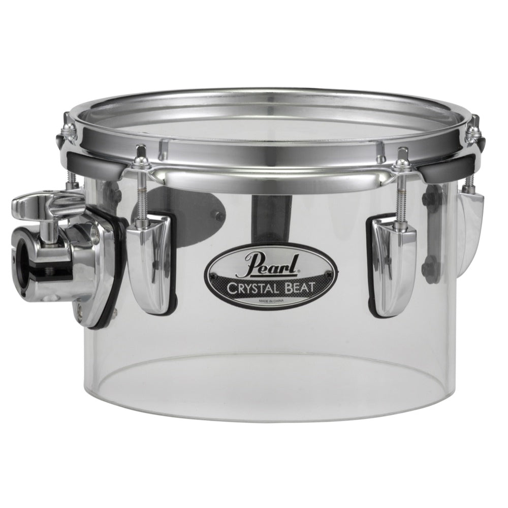 Pearl CRB0855STC730 8x5.5" Crystal Beat Single Head Tom w/ BT3 - Ultra Clear