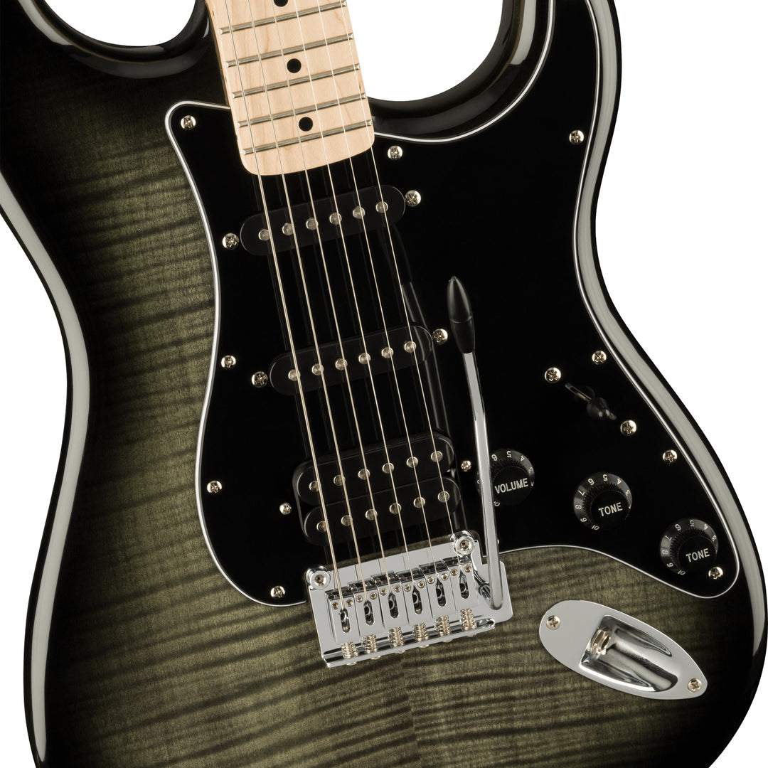 Squier Affinity Series Stratocaster - Flame Top - Black Burst
