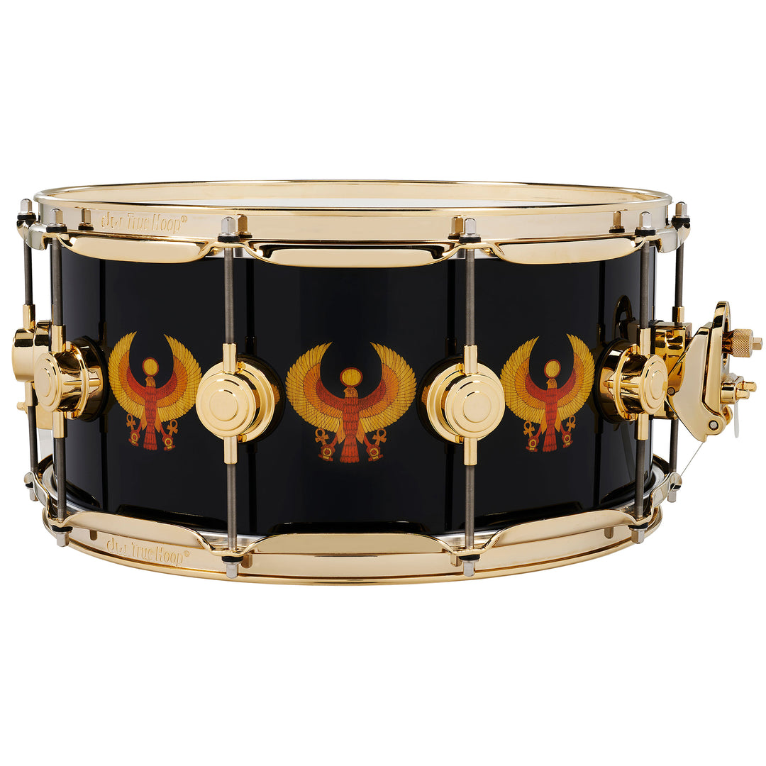 DW Collector's Series Icon Snare Drum (6.5x14) Earth, Wind & Fire All Access w/ Gold Hardware