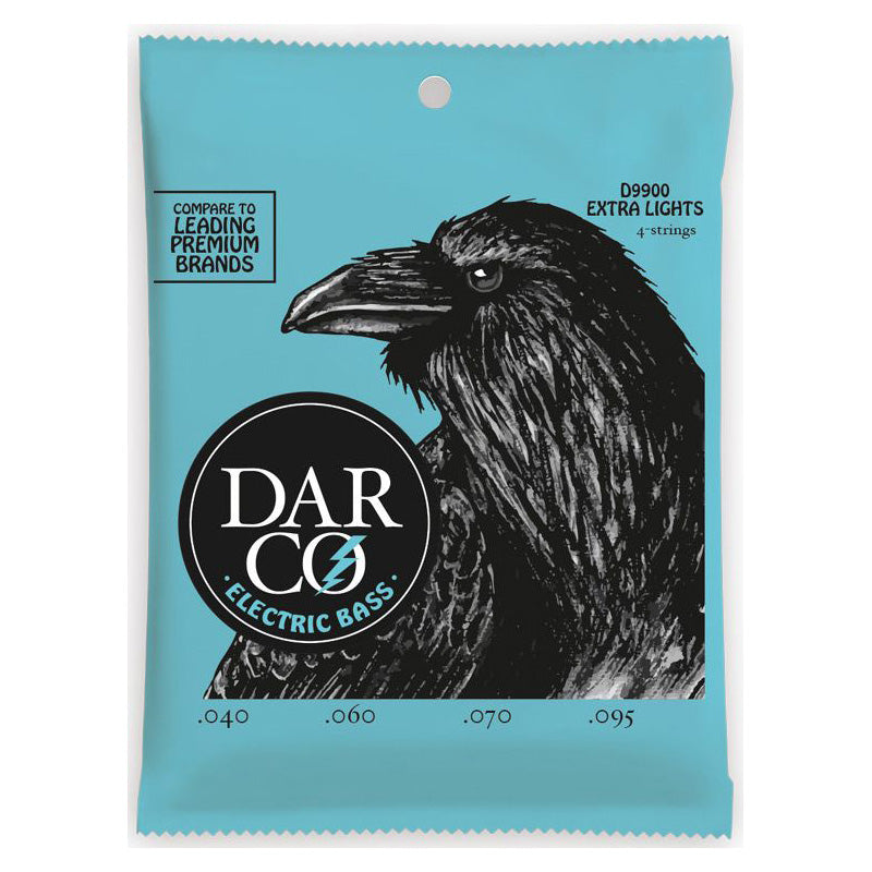 Martin D9900 DARCO Electric Bass Guitar Strings - Extra Light 40-95