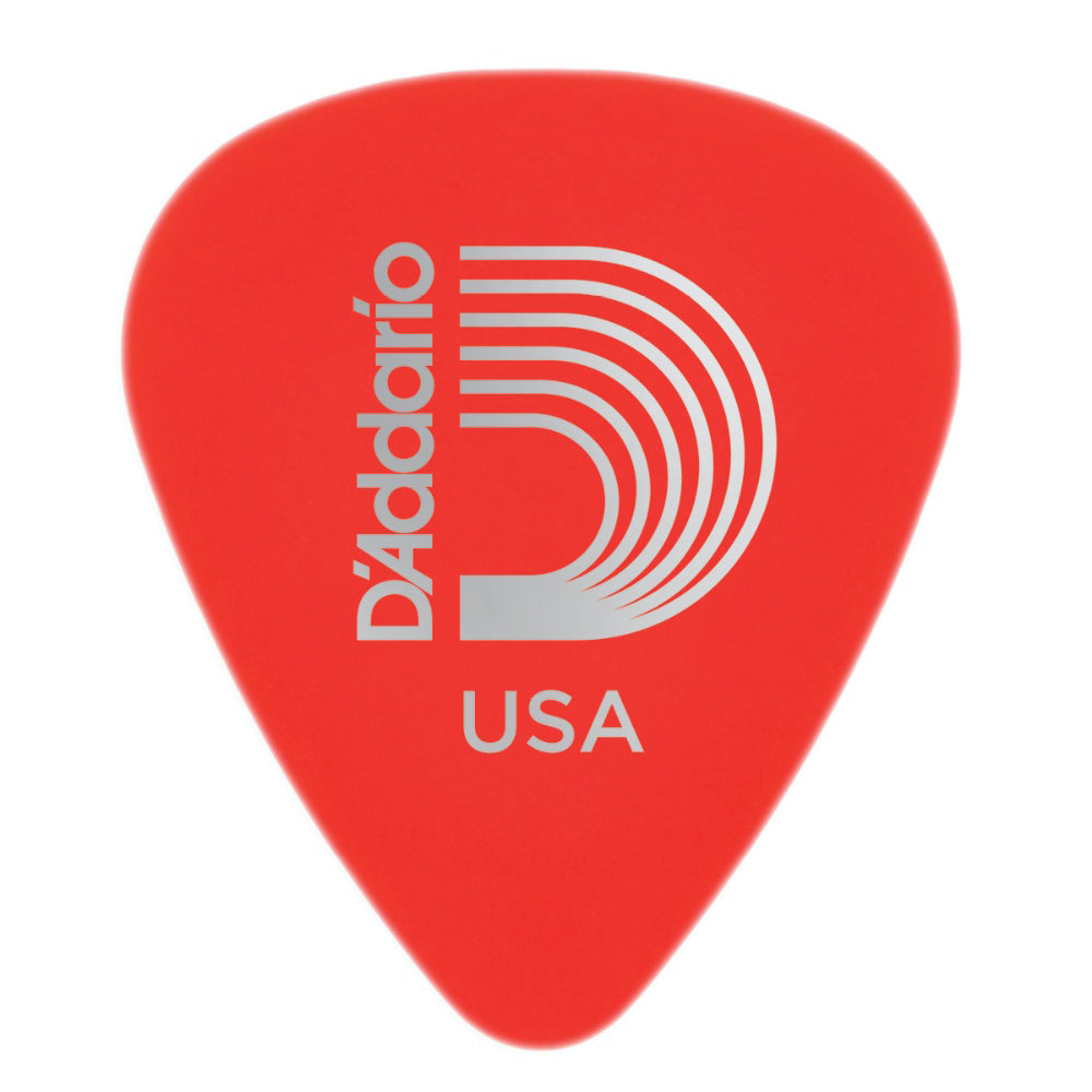 D'Addario 1DRD1-100 - 100 STD-PICK-DURALIN-RED-SP-LT