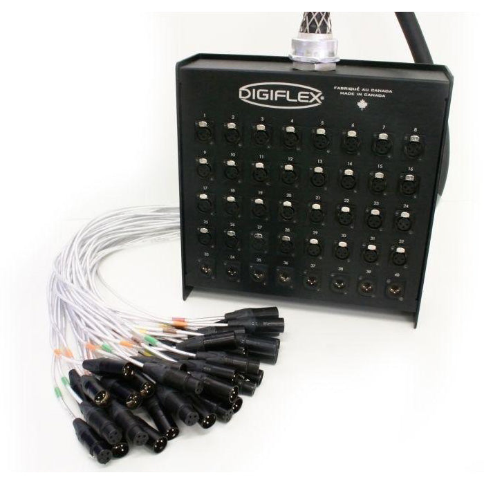 Digiflex DPR32-8X-125 - 125 Foot 32/8 Channel Snake with XLR Returns