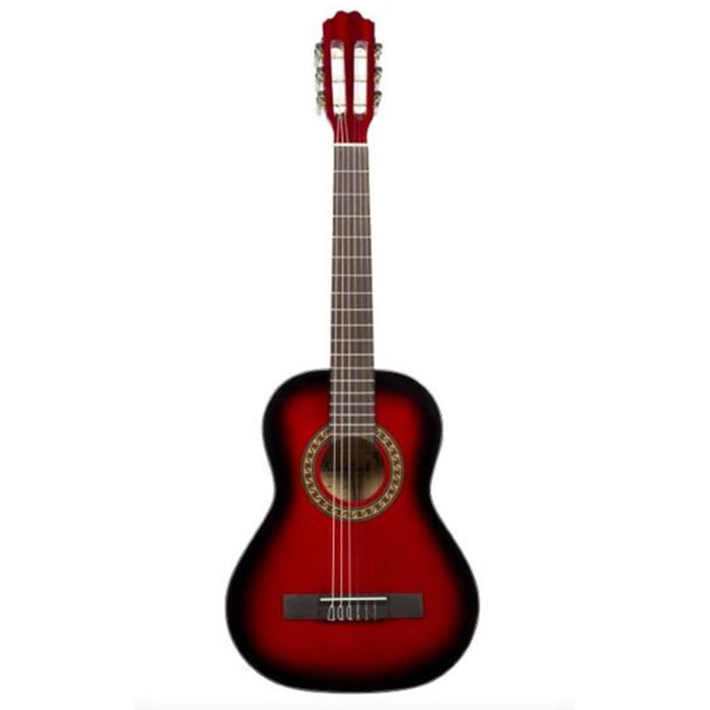 Beaver Creek BCTC401 - 1/2 Size Classical Guitar Trans Red