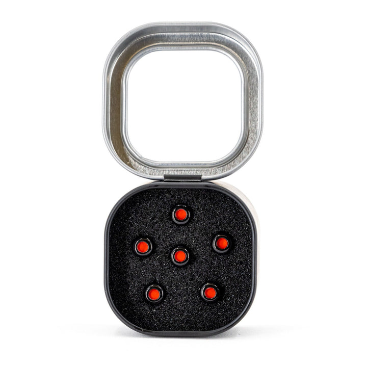 Martin Guitars, Liquid Metal Pin Set, Black w/ Red