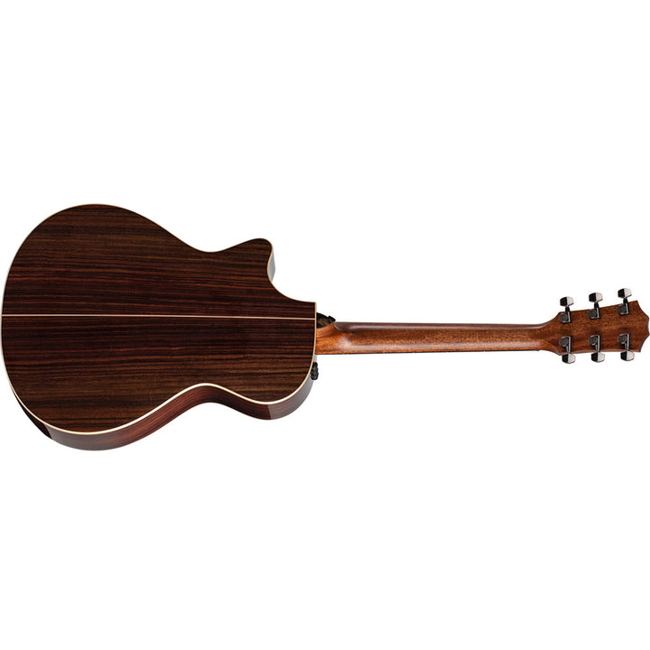 Taylor Guitars 812ce, Indian Rosewood Back and Sides, West African Crelicam Ebony Fretboard, Expression System ® 2 Electronics, Venetian Cutaway with Taylor Deluxe Hardshell Brown Case