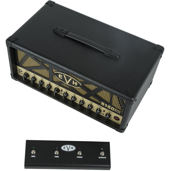 EVH 5150III 50W EL34 Guitar Amp Head - Black and Gold