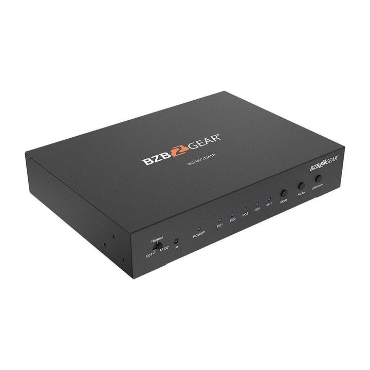 BZBGEAR - 4X1 HDMI Multiviewer with KVM USB2.0 Ports with Support up to 4 Computers