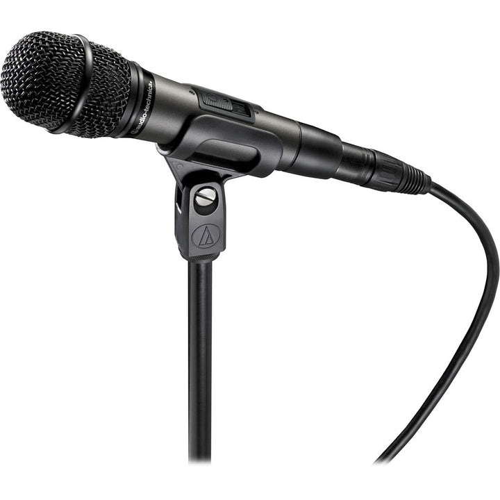 Audio-Technica ATM610a/S Hyper-Cardioid Dynamic Handheld Microphone with MagnaLock On/Off Switch