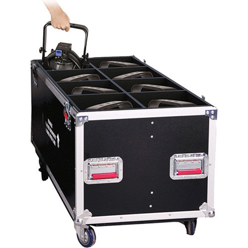 Gator G-TOURPAR64-LED-8 G-Tour case designed to fit 8 LED PAR 64 type light fixtures