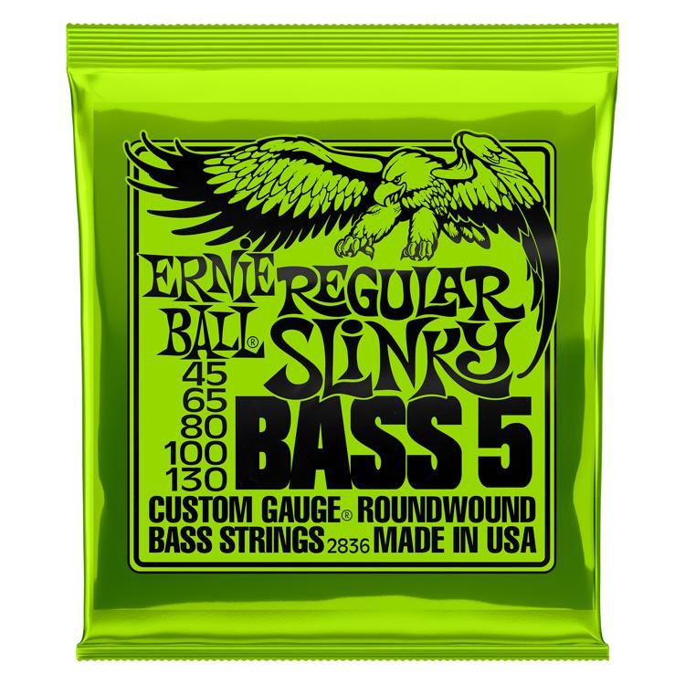 Ernie Ball 2836EB BASS 5-STRING REG SLINKY 45-130