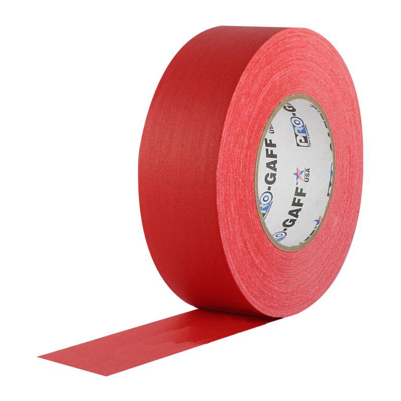 Pro Tape Pro Gaff 2”x55yd Matte Cloth Tape - Red