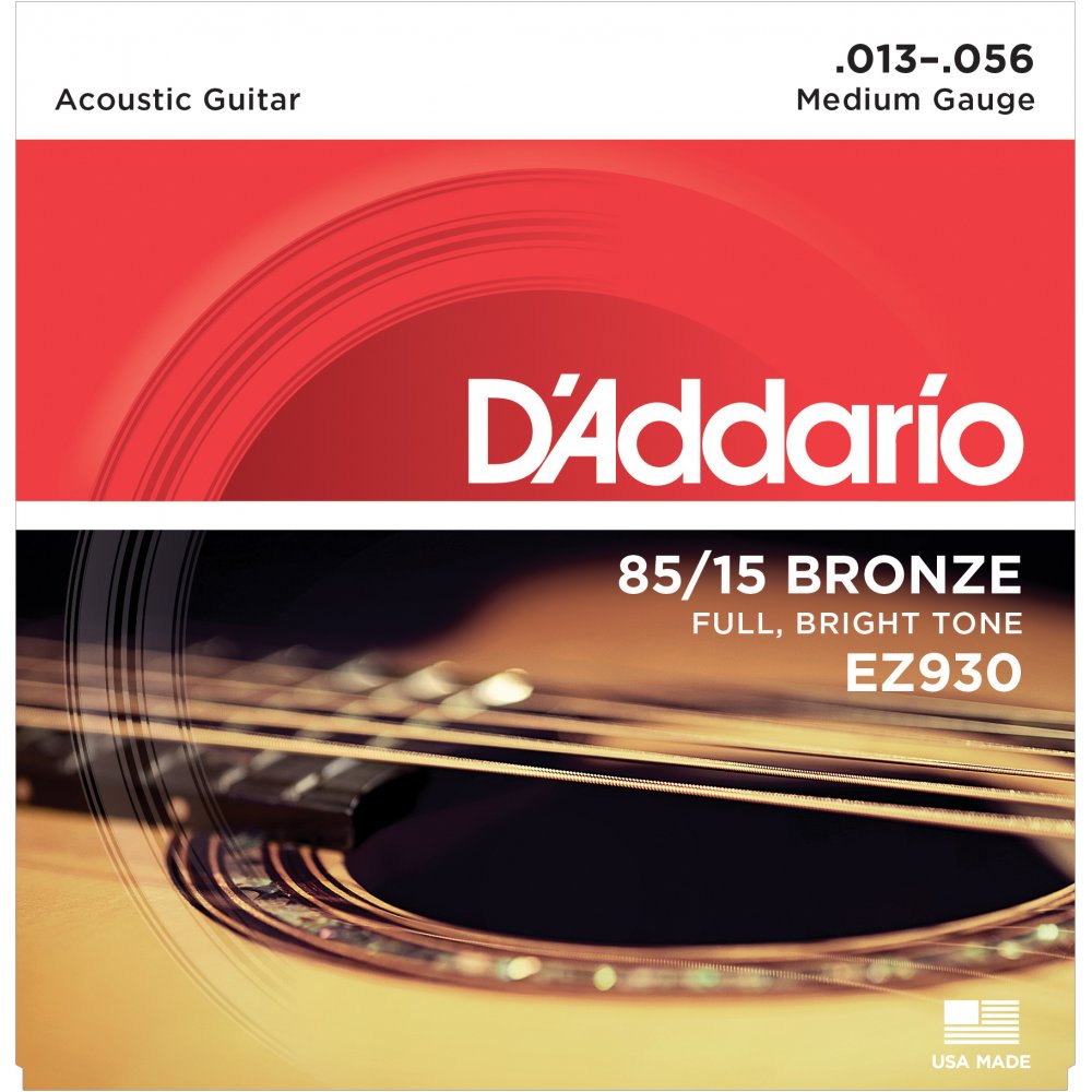 D'Addario EZ930 - SET ACOUS GTR 85/15 MED