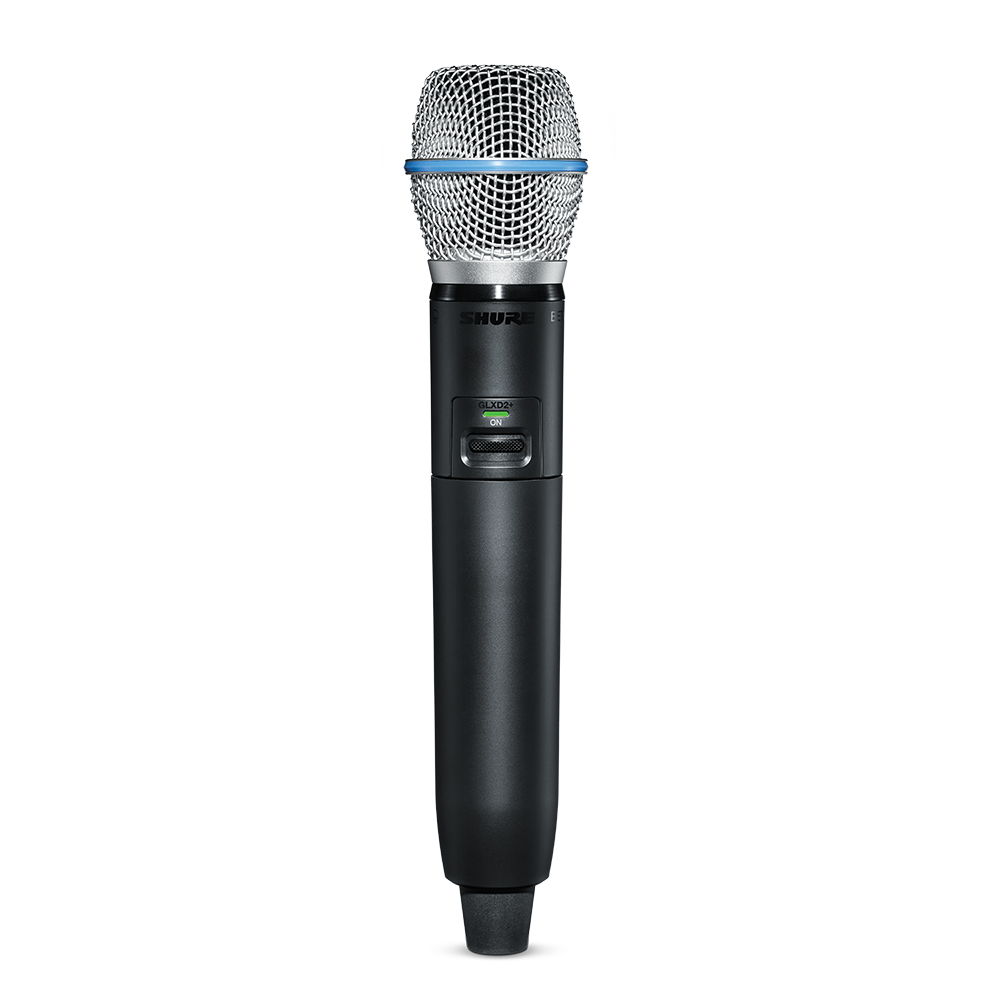 Shure GLXD2+ BETA87A Digital Handheld Transmitter w/ Beta 87A Capsule