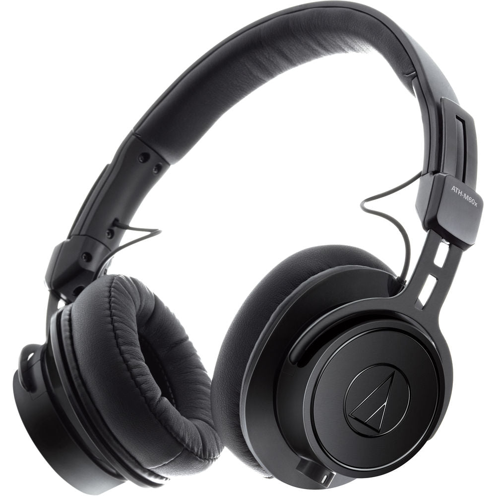 Audio-Technica ATH-M60X Closed-Back Dynamic Monitor Headphones - Black