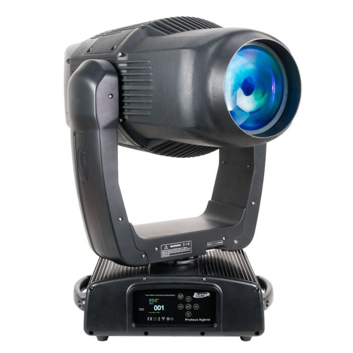 Elation PROTEUS HYBRID FC Beam / Spot / Wash Moving Head Light (Black, with Flight Case)