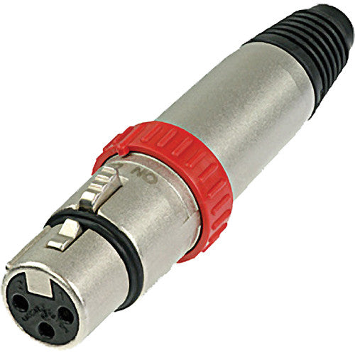 Neutrik NC3FX-S - 3 Pin Nickel Female Inline XLR with Switch