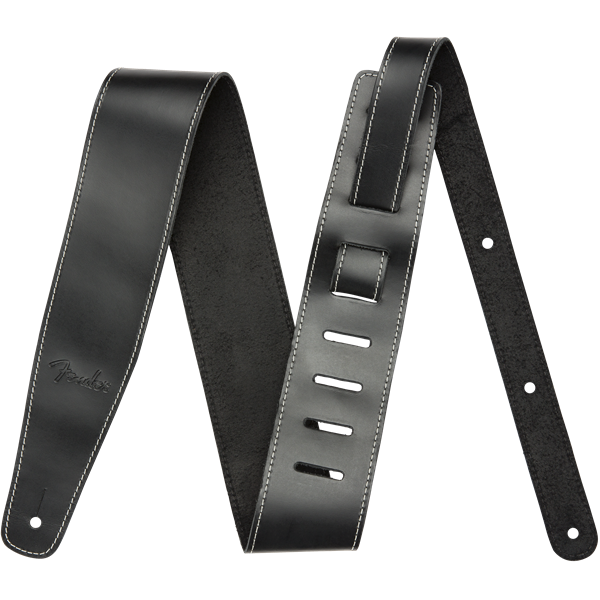 Fender Broken-In Leather Strap, 2.5'' - Black