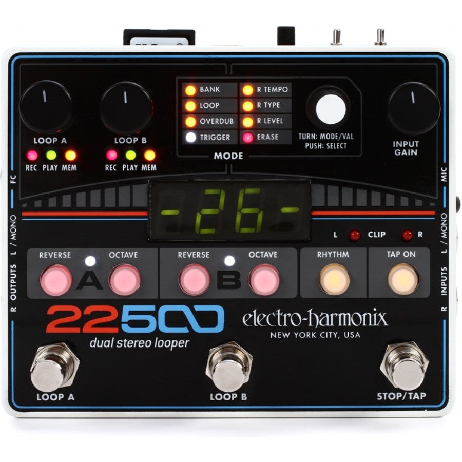 Electro-Harmonix 22500 LOOPER Dual Stereo Looper – Music City Canada