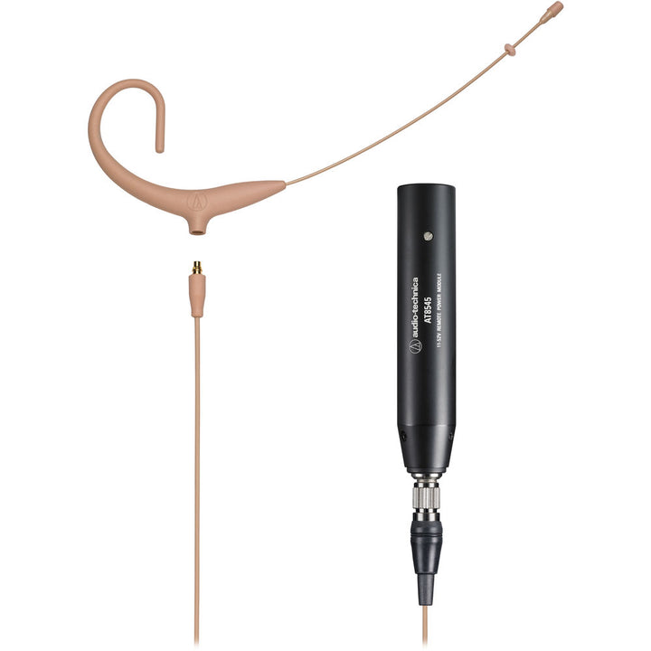 Audio-Technica BP892x-TH MicroSet Subminiature Omnidirectional Condenser Headworn Microphone - Beige