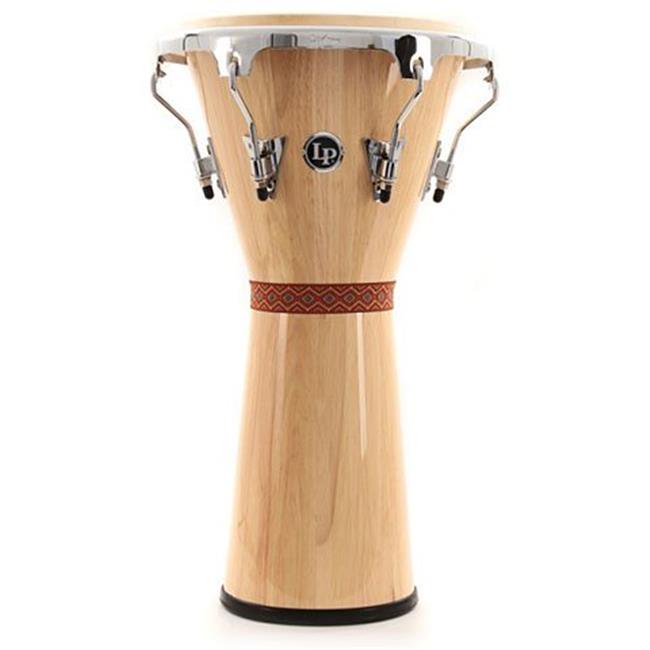 LP LPA630-AWC - Djembe Lg Natural Wood  Chrome
