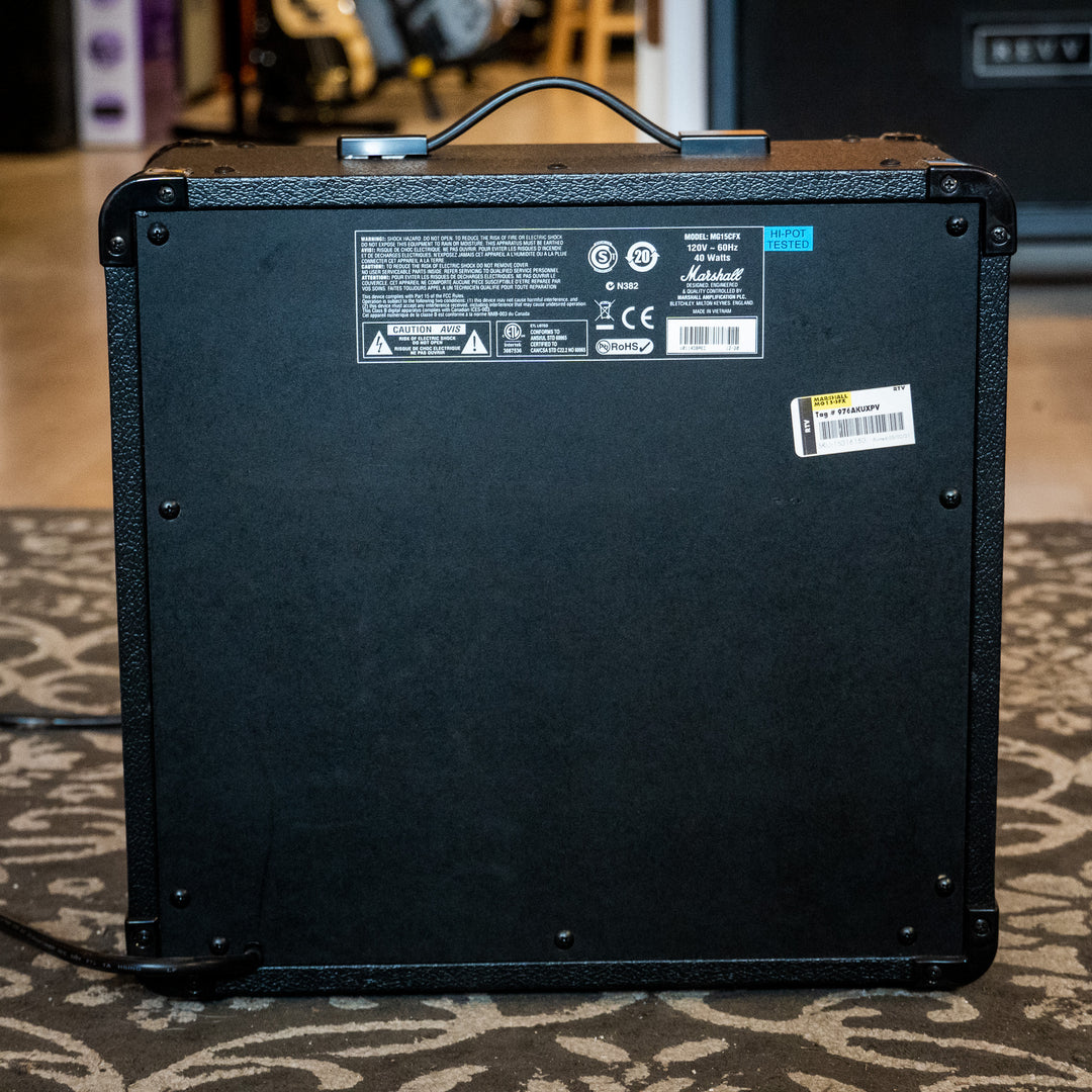 Marshall MG15GFX 4-Channel Solid-State Combo Amplifier with Presets and FX (Open Box)
