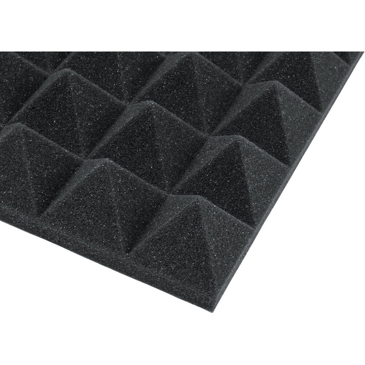 Gator Acoustic Pyramid Panel 12”x12” (2-Pack) - Charcoal