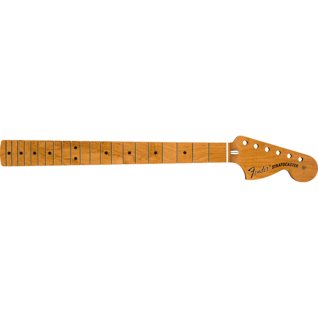 Fender Roasted Maple Vintera Mod 70's Stratocaster Neck - 21 Medium Jumbo Frets, 9.5'', ''C'' Shape