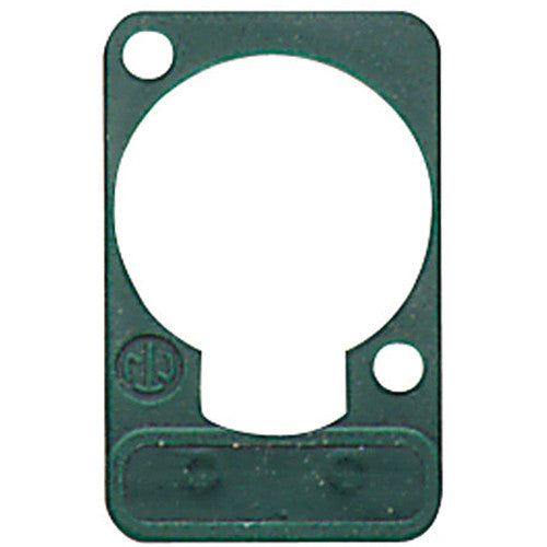 Neutrik DSS-5 - Green Lettering Plate for D Size Knockouts