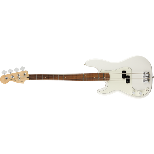 Fender Player Precision Bass Left-Handed (Polar White) – Music