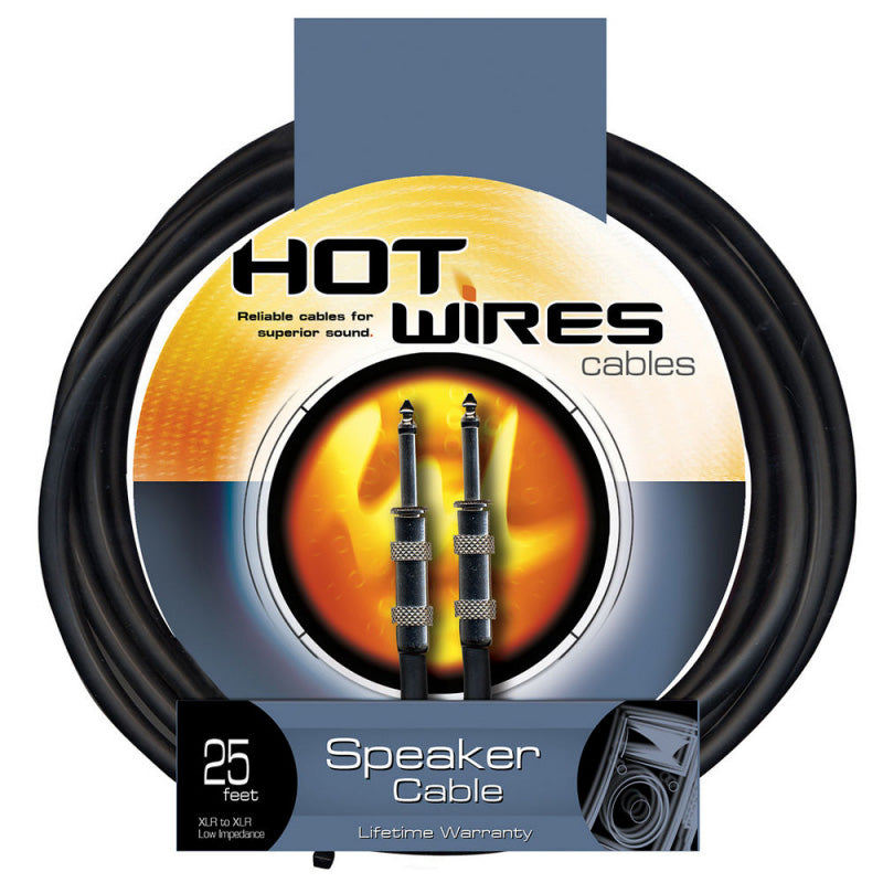 On-Stage SP14-25SQ Speakon Cable with Neutrik Connectors NL2-QTR - 25‚Äô