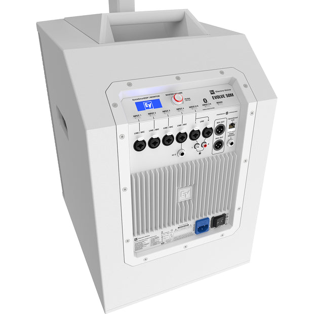 Electro-Voice Evolve 50M Powered Column Speaker System w/ Mixer - White