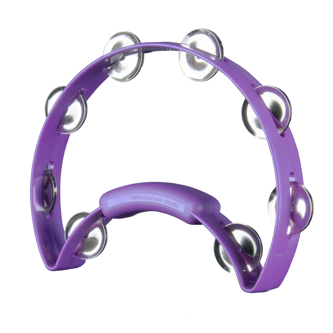 Rhythm Tech RT1280 Solo Tambourine - Purple w/ Nickel Jingles