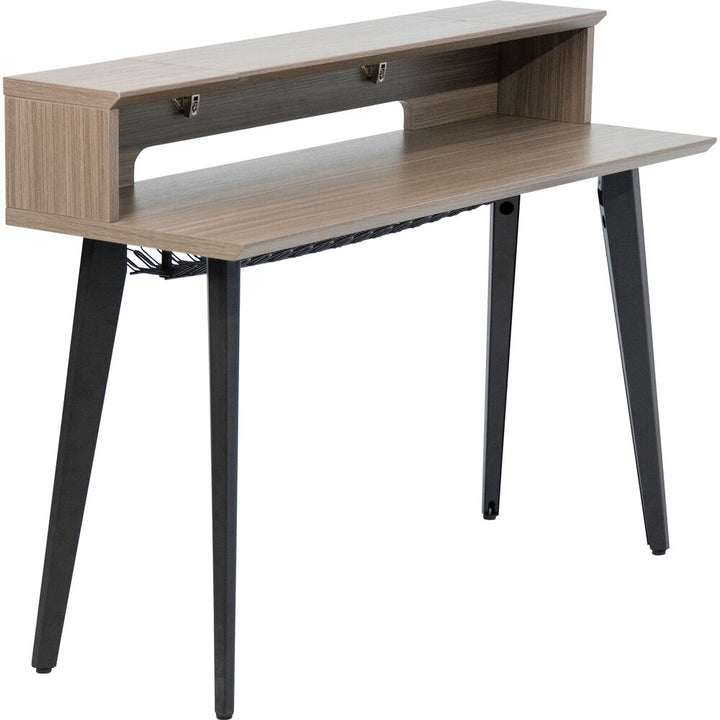 Gator Elite Furniture Series 61-Note Keyboard Table - Driftwood Gray