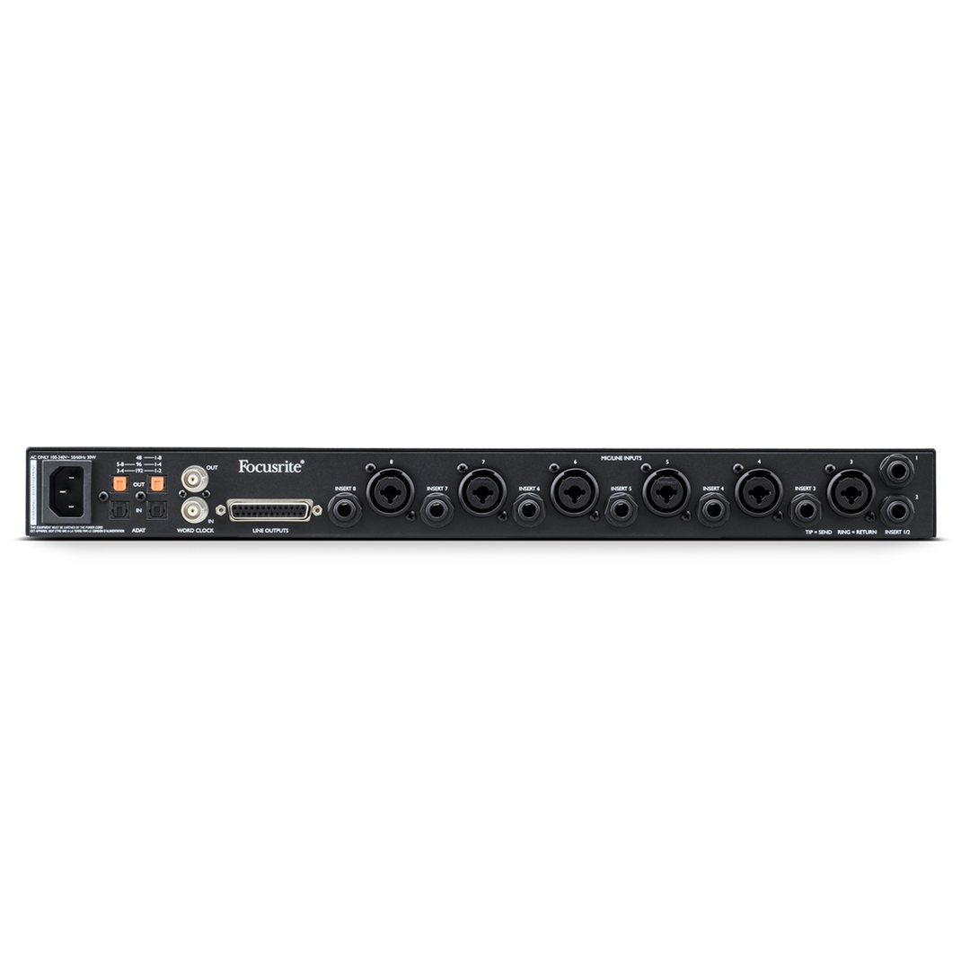 Focusrite Clarett+ OctoPre 8-Channel ADAT Microphone