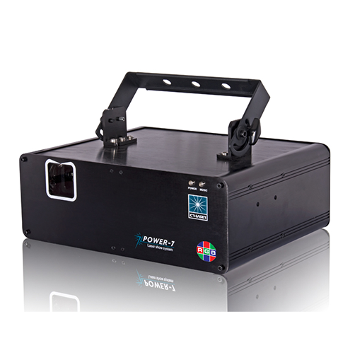 CR LASER POWER-7RGB-1W 7-Colour animation laser + scan laser + burst grating shutter + animatin burst effect