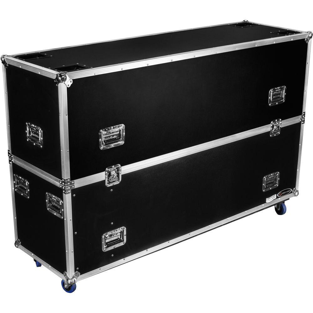 Odyssey FZ2FSM75W Dual Flat-Screen Monitor Case with Casters - 75”